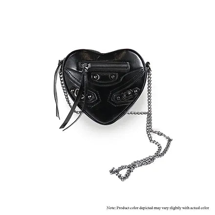 HEARTY HEART SHAPE CROSSBODY HANDBAG