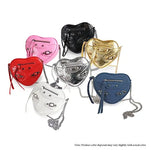 HEARTY HEART SHAPE CROSSBODY HANDBAG